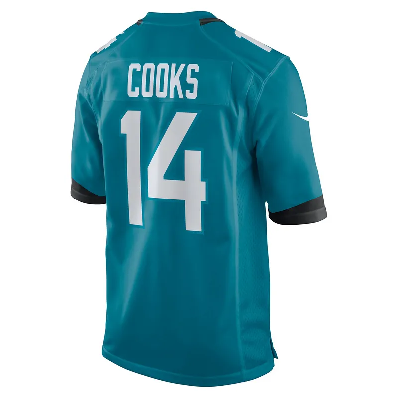 Men's Jacksonville Jaguars Elijah Cooks Nike Teal Team Game Jersey