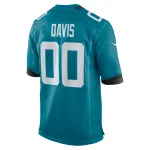 Men's Jacksonville Jaguars Gabe Davis Nike Teal Team Game Player Jersey