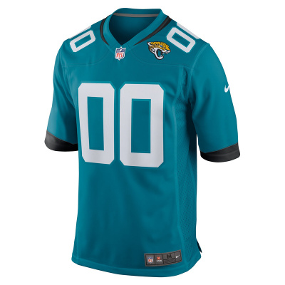 Men's Jacksonville Jaguars Gabe Davis Nike Teal Team Game Player Jersey 01