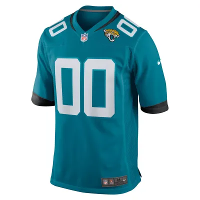 Men's Jacksonville Jaguars Gabe Davis Nike Teal Team Game Player Jersey 01