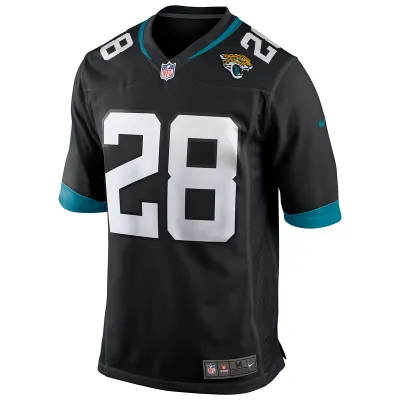 Men's Jacksonville Jaguars Fred Taylor Nike Black Game Retired Player Jersey 01