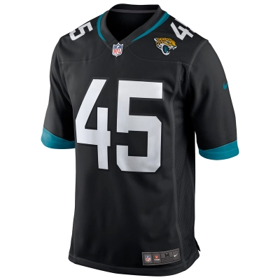 Men's Jacksonville Jaguars Keenan McCardell Nike Black Game Retired Player Jersey 01
