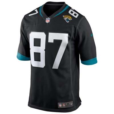 Men's Jacksonville Jaguars K'Lavon Chaisson Nike Black Game Jersey 01