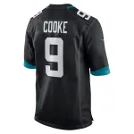 Men's Jacksonville Jaguars Logan Cooke Nike Black Game Jersey