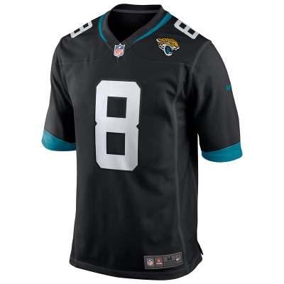 Men's Jacksonville Jaguars Mark Brunell Nike Black Game Retired Player Jersey 01