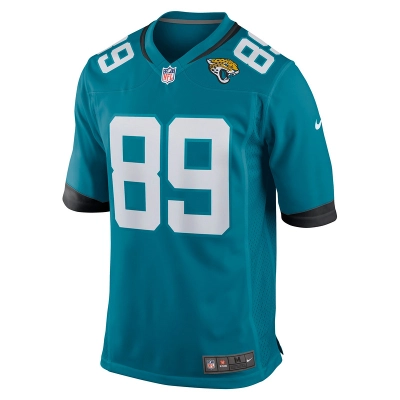 Men's Jacksonville Jaguars Luke Farrell Nike Teal Game Jersey 01