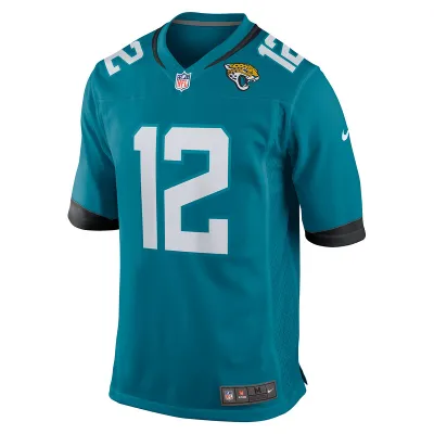 Men's Jacksonville Jaguars Nathan Rourke Nike Teal Team Game Jersey 01