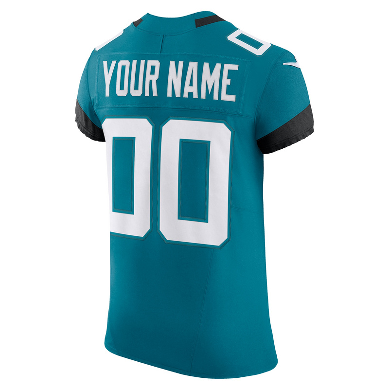 Men's Jacksonville Jaguars Nike Teal Vapor F.U.S.E. Elite Custom Jersey