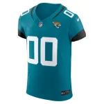 Men's Jacksonville Jaguars Nike Teal Vapor F.U.S.E. Elite Custom Jersey
