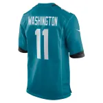 Men's Jacksonville Jaguars Parker Washington Nike Teal Team Game Jersey