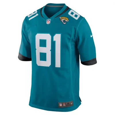 Men's Jacksonville Jaguars R. Jay Soward Nike Teal Retired Player Team Game Jersey 01
