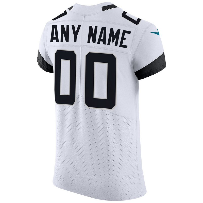 Men's Jacksonville Jaguars Nike White Vapor Untouchable Elite Custom Jersey
