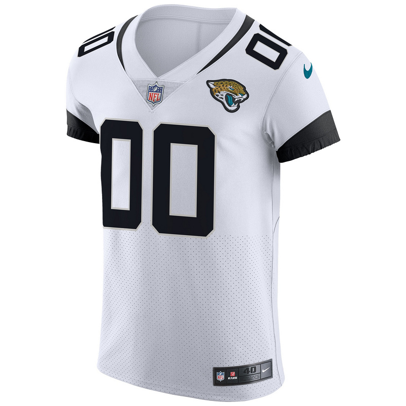 Men's Jacksonville Jaguars Nike White Vapor Untouchable Elite Custom Jersey