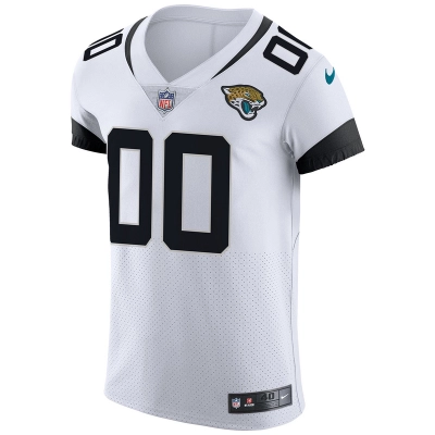 Men's Jacksonville Jaguars Nike White Vapor Untouchable Elite Custom Jersey 01