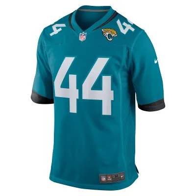 Men's Jacksonville Jaguars Travon Walker Nike Teal Player Game Jersey 01