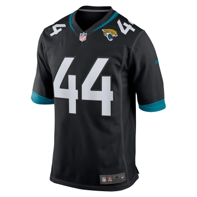 Men's Jacksonville Jaguars Travon Walker Nike Black Player Game Jersey 01