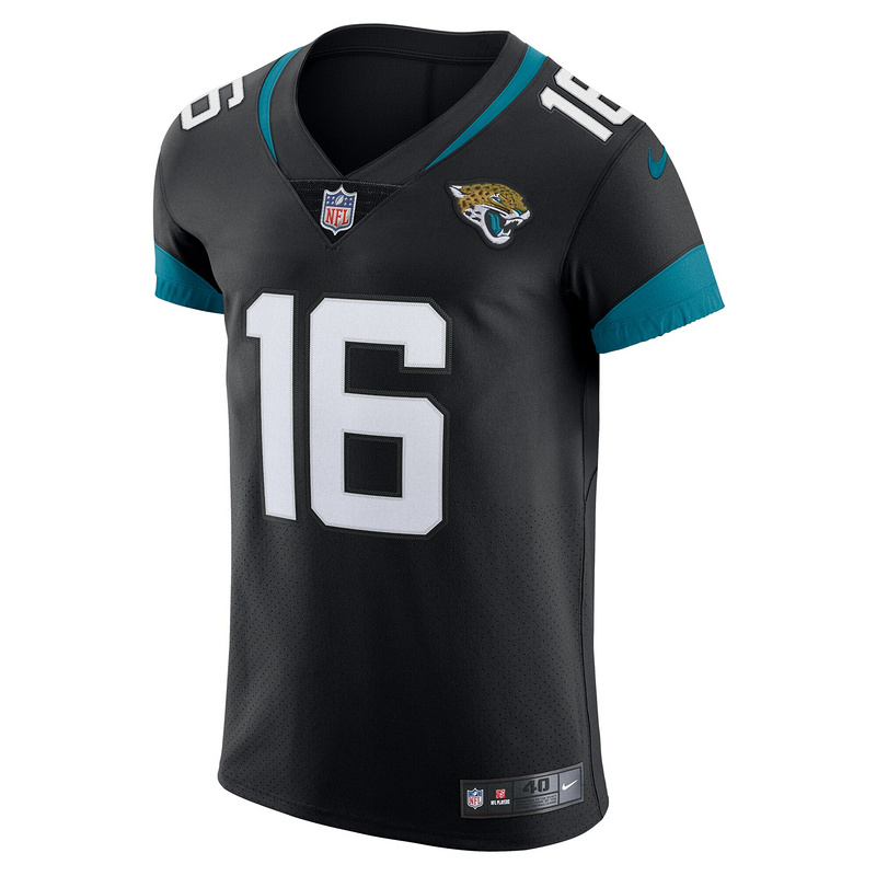 Men's Jacksonville Jaguars Trevor Lawrence Nike Black Vapor Elite Jersey