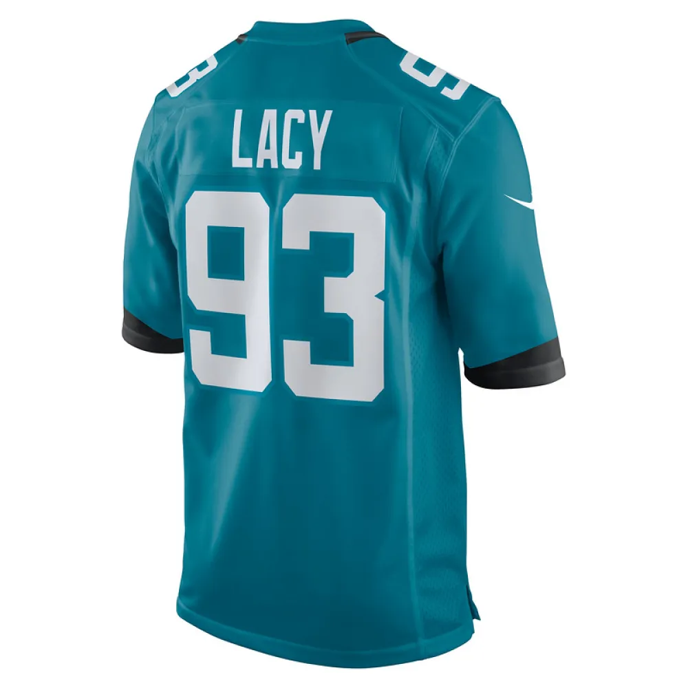 Men's Jacksonville Jaguars Tyler Lacy Nike Teal Team Game Jersey