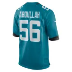 Men's Jacksonville Jaguars Yasir Abdullah Nike Teal Team Game Jersey