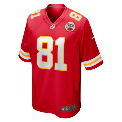 Men's Kansas City Chiefs Blake Bell Nike Red Game Player Jersey 01