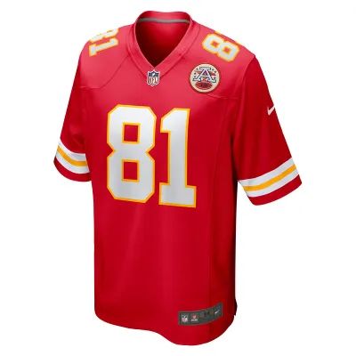 Men's Kansas City Chiefs Blake Bell Nike Red Game Player Jersey 01