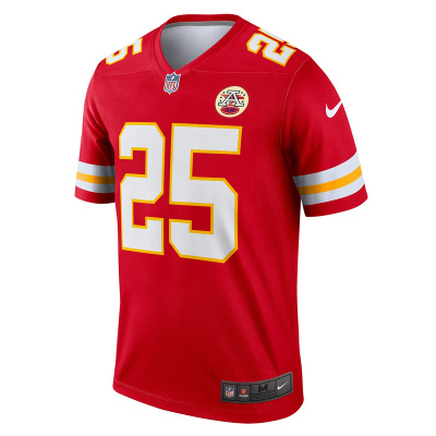 Men's Kansas City Chiefs Clyde Edwards-Helaire Nike Red Legend Jersey 01