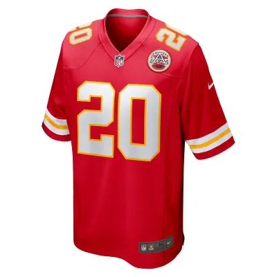 Men's Kansas City Chiefs Justin Reid Nike Red Game Jersey 01