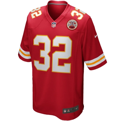 Men's Kansas City Chiefs Marcus Allen Nike Red Game Retired Player Jersey 01