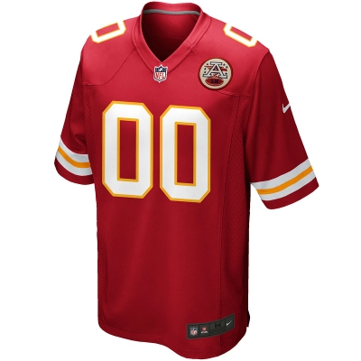 Men's Kansas City Chiefs Nike Red Custom Game Jersey 01