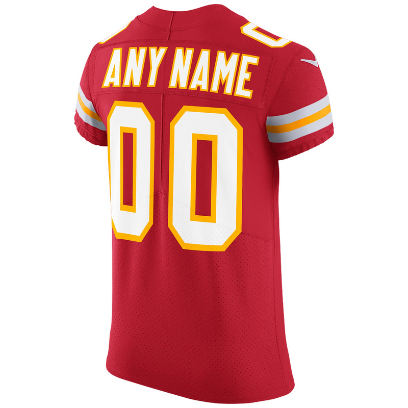 Men's Kansas City Chiefs Nike Red Vapor Untouchable Custom Elite Jersey