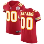 Men's Kansas City Chiefs Nike Red Vapor Untouchable Custom Elite Jersey