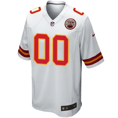 Men's Kansas City Chiefs Nike White Custom Game Jersey 01
