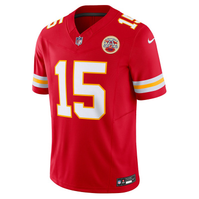 Men's Kansas City Chiefs Patrick Mahomes Nike Red Vapor F.U.S.E. Limited Jersey 01
