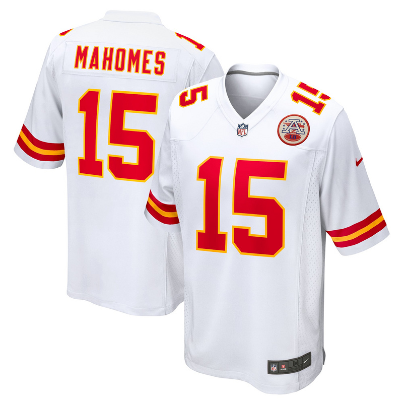 Men's Kansas City Chiefs Patrick Mahomes Nike White Game Jersey