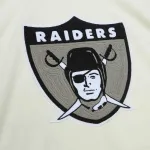 Men's Las Vegas Raiders Bo Jackson Mitchell & Ness Cream Chainstitch Legacy Jersey