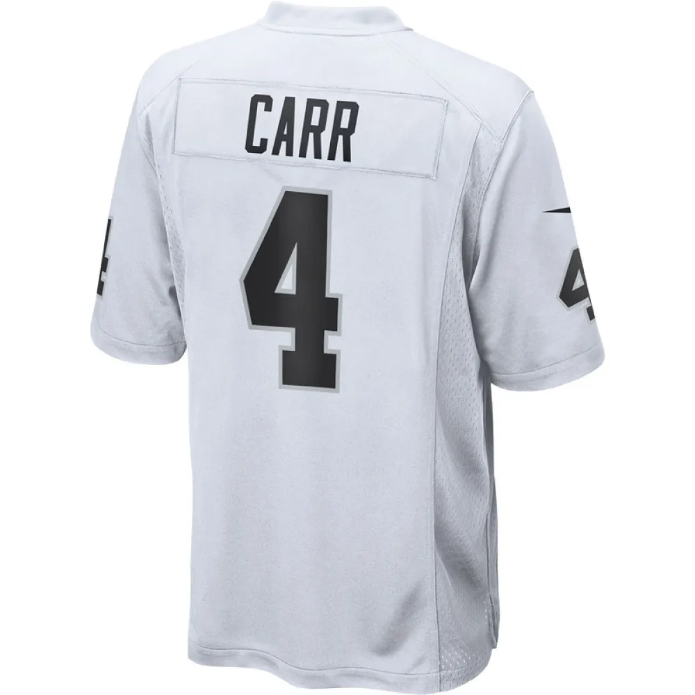 Men's Las Vegas Raiders Derek Carr Nike White Game Jersey