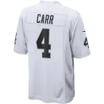Men's Las Vegas Raiders Derek Carr Nike White Game Jersey