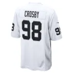 Men's Las Vegas Raiders Maxx Crosby Nike White Game Jersey