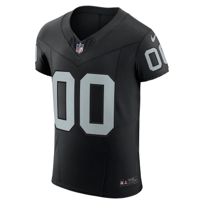 Men's Las Vegas Raiders Nike Black Vapor F.U.S.E. Elite Custom Jersey 01