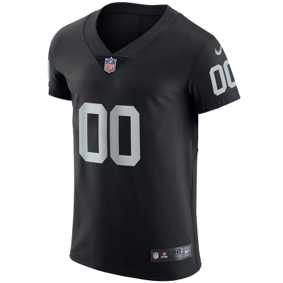 Men's Las Vegas Raiders Nike Black Vapor Untouchable Custom Elite Jersey 01