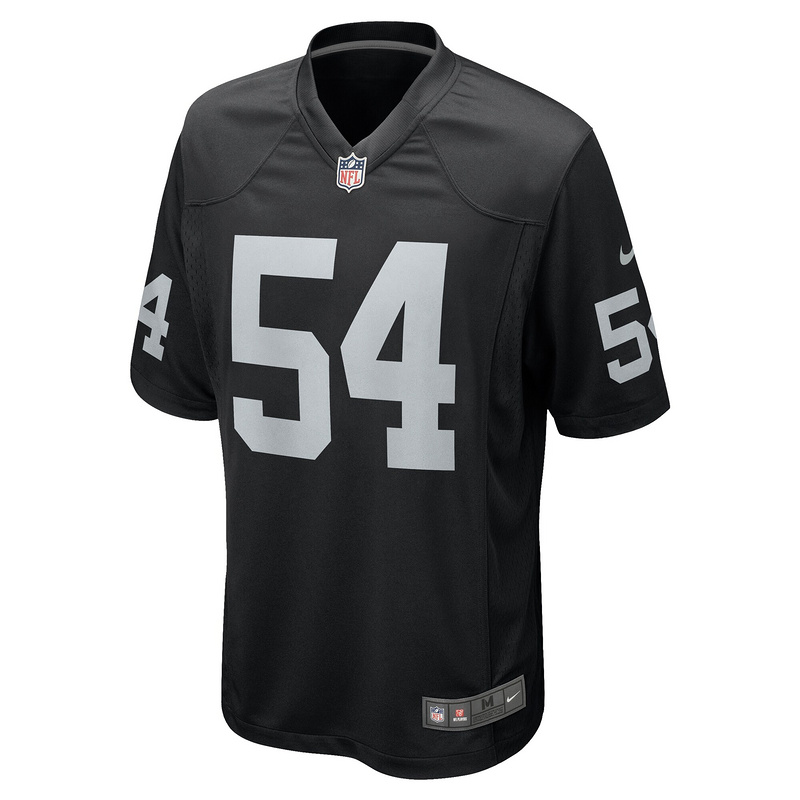 Men's Las Vegas Raiders Netane Muti Nike Black Team Game Jersey