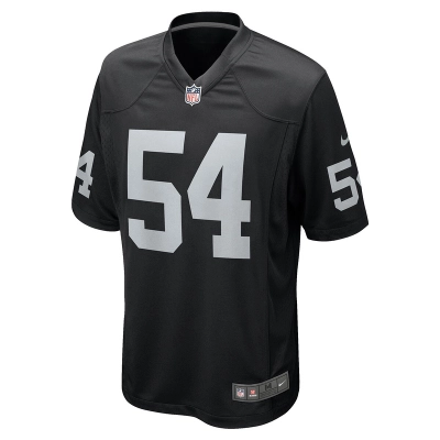 Men's Las Vegas Raiders Netane Muti Nike Black Team Game Jersey 01