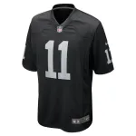 Men's Las Vegas Raiders Tre Tucker Nike Black Team Game Jersey