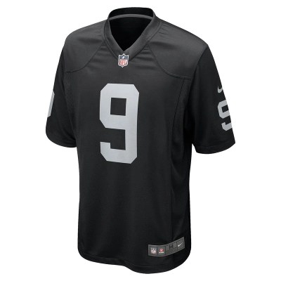 Men's Las Vegas Raiders Tyree Wilson Nike Black 2023 NFL Draft First Round Pick Game Jersey 01