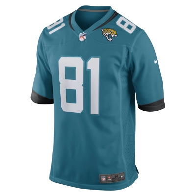 Men's Jacksonville Jaguars Seth Williams Nike Teal Game Player Jersey 01