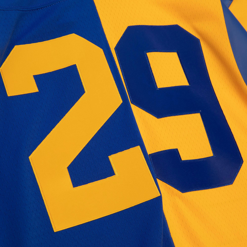Los Angeles Rams Eric Dickerson Mitchell & Ness RoyalGold 1984 Split Legacy Replica Jersey