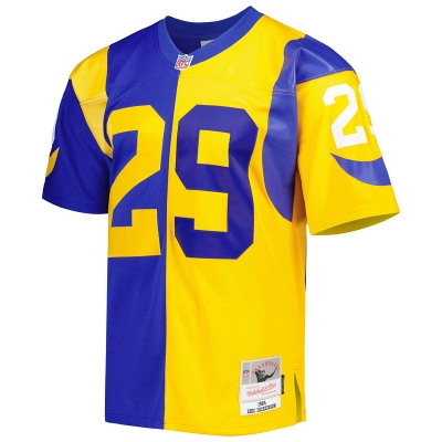 Los Angeles Rams Eric Dickerson Mitchell & Ness RoyalGold 1984 Split Legacy Replica Jersey 01