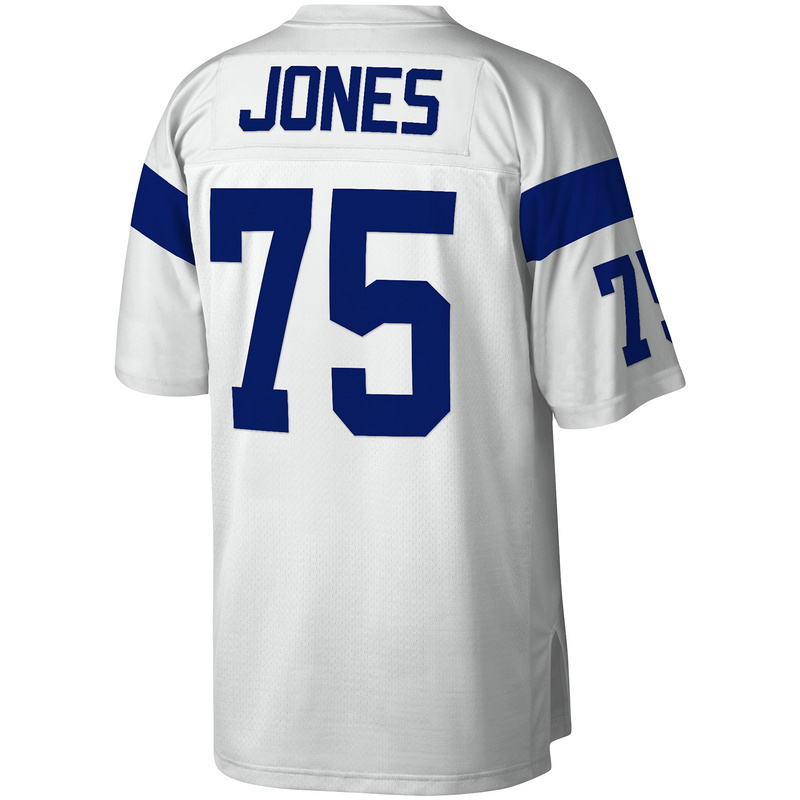 Men's Los Angeles Rams Deacon Jones Mitchell & Ness White Legacy Replica Jersey