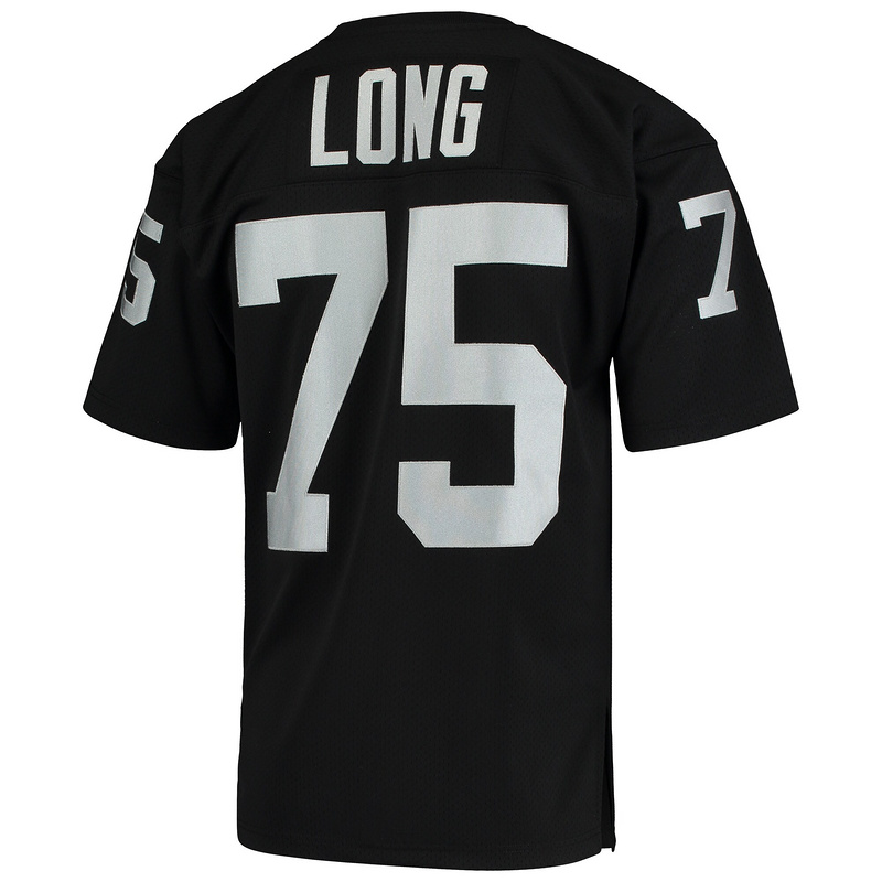 Men's 1983 Howie Long Mitchell & Ness Black Authentic Throwback Retired Player Jersey