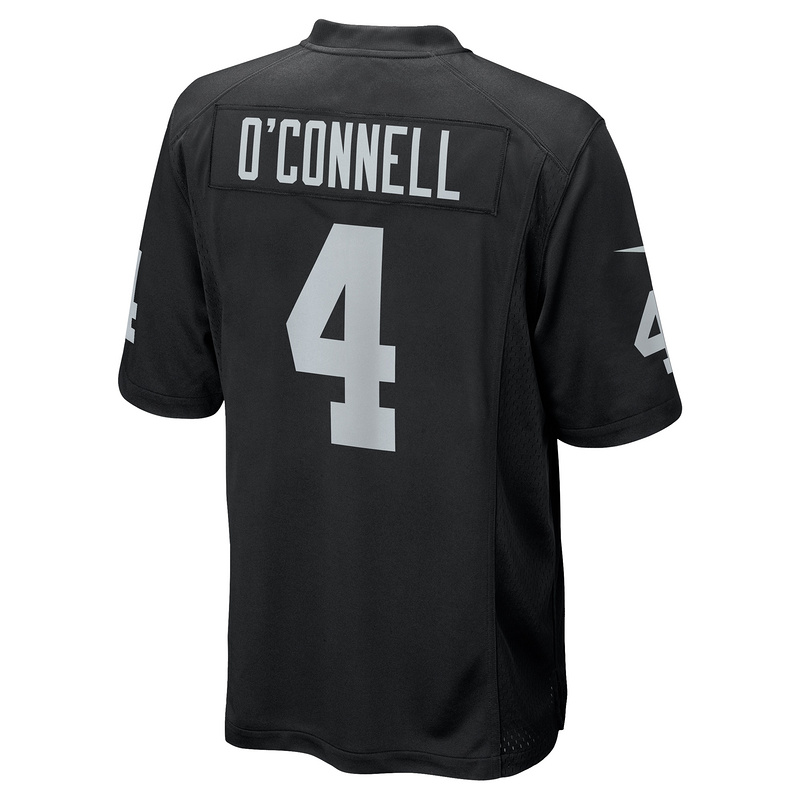 Men's Las Vegas Raiders Aidan O'Connell Nike Black Game Jersey